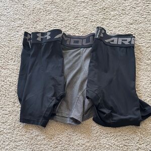 Bundle of Men’s Under Armour Compression Shorts